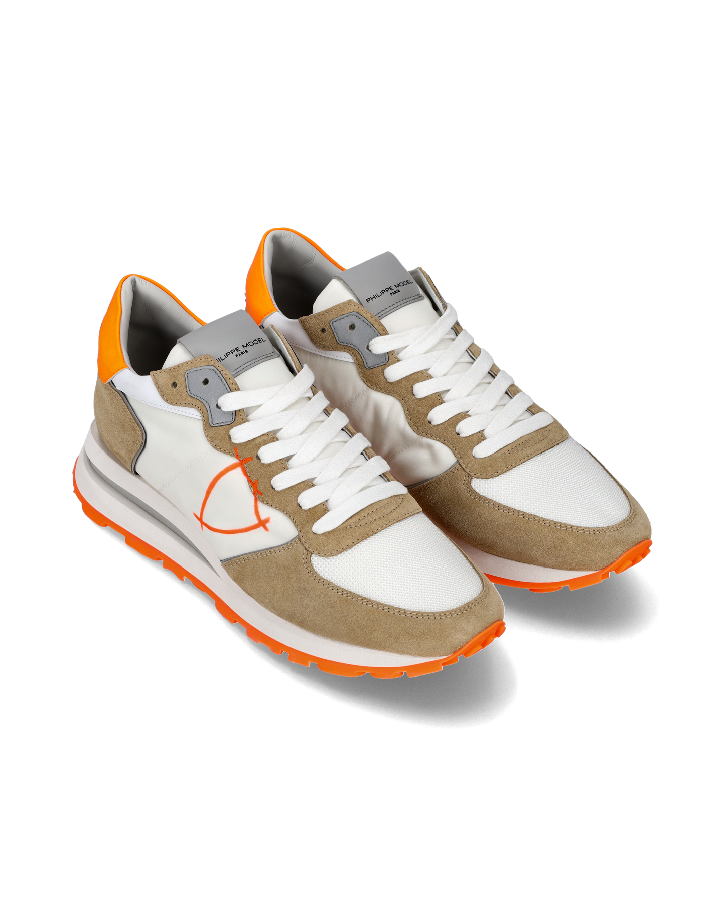 Sneaker basse Tropez Haute uomo - bianco e arancio