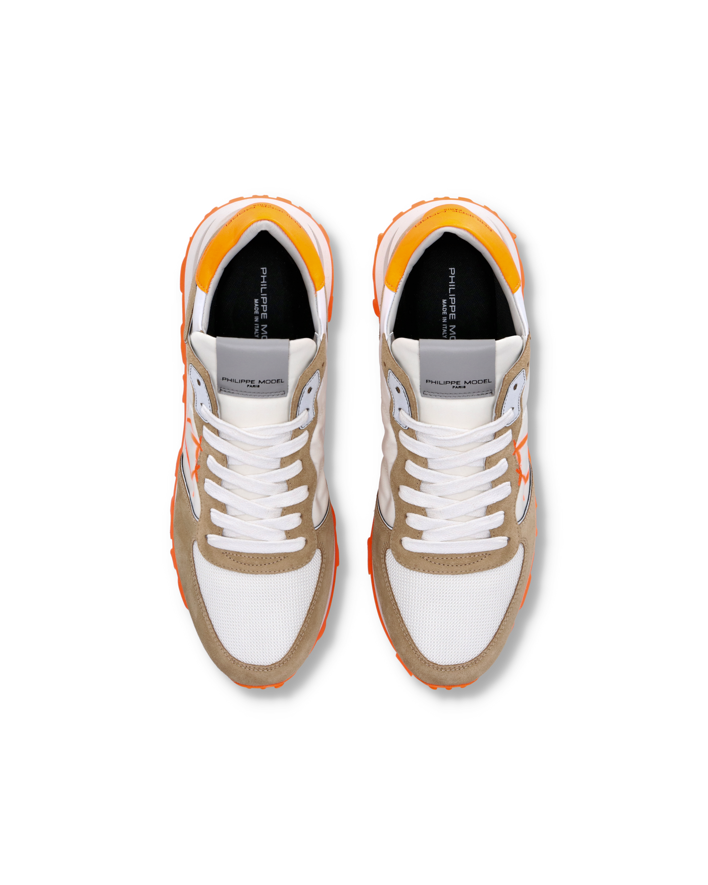 Sneaker basse Tropez Haute uomo - bianco e arancio