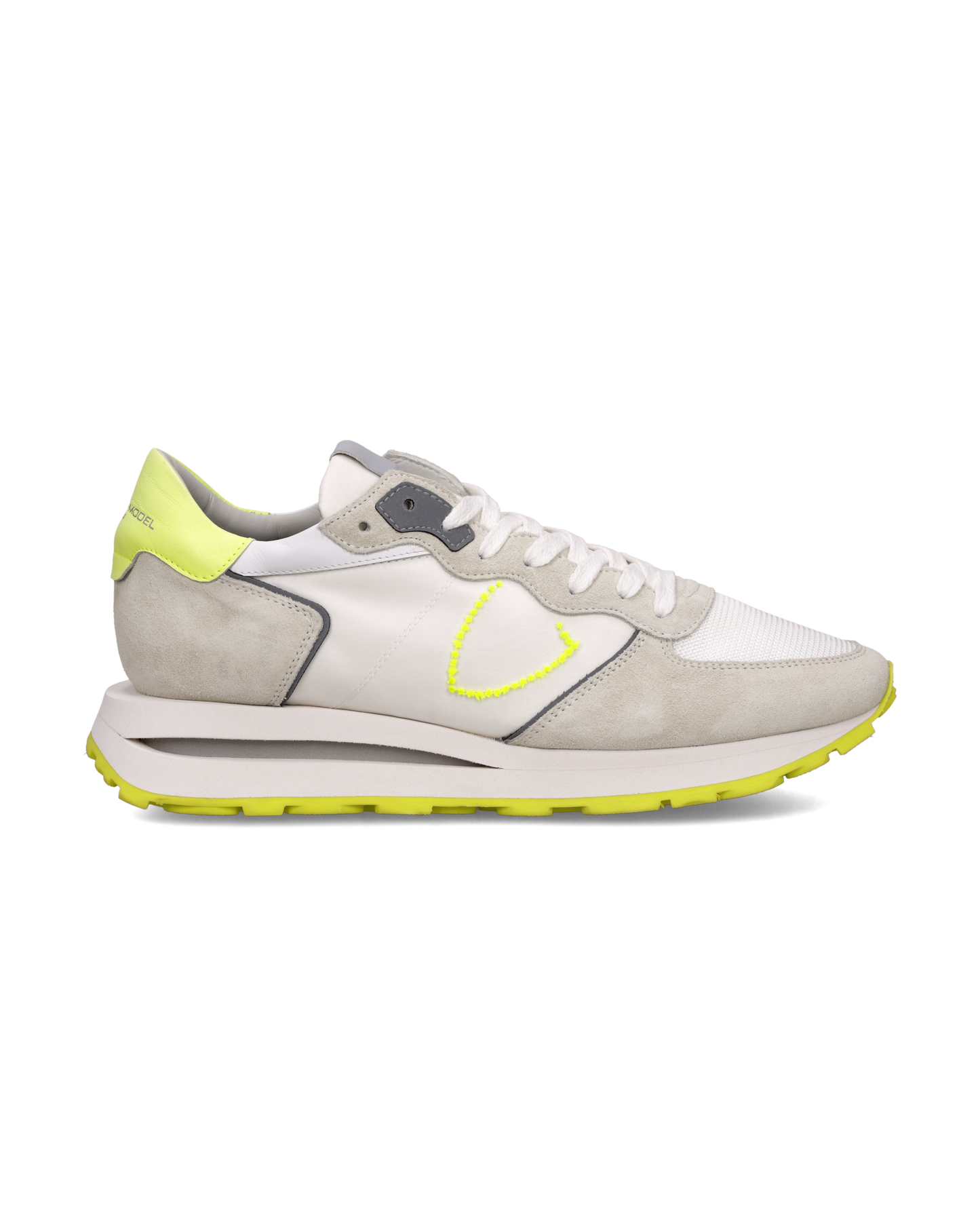 Sneakers Tropez Haute Uomo, Bianco Giallo