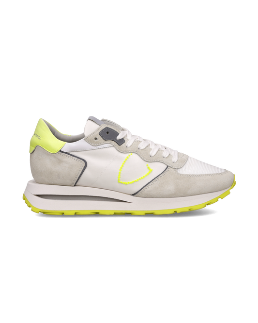 Sneakers Tropez Haute Uomo, Bianco Giallo