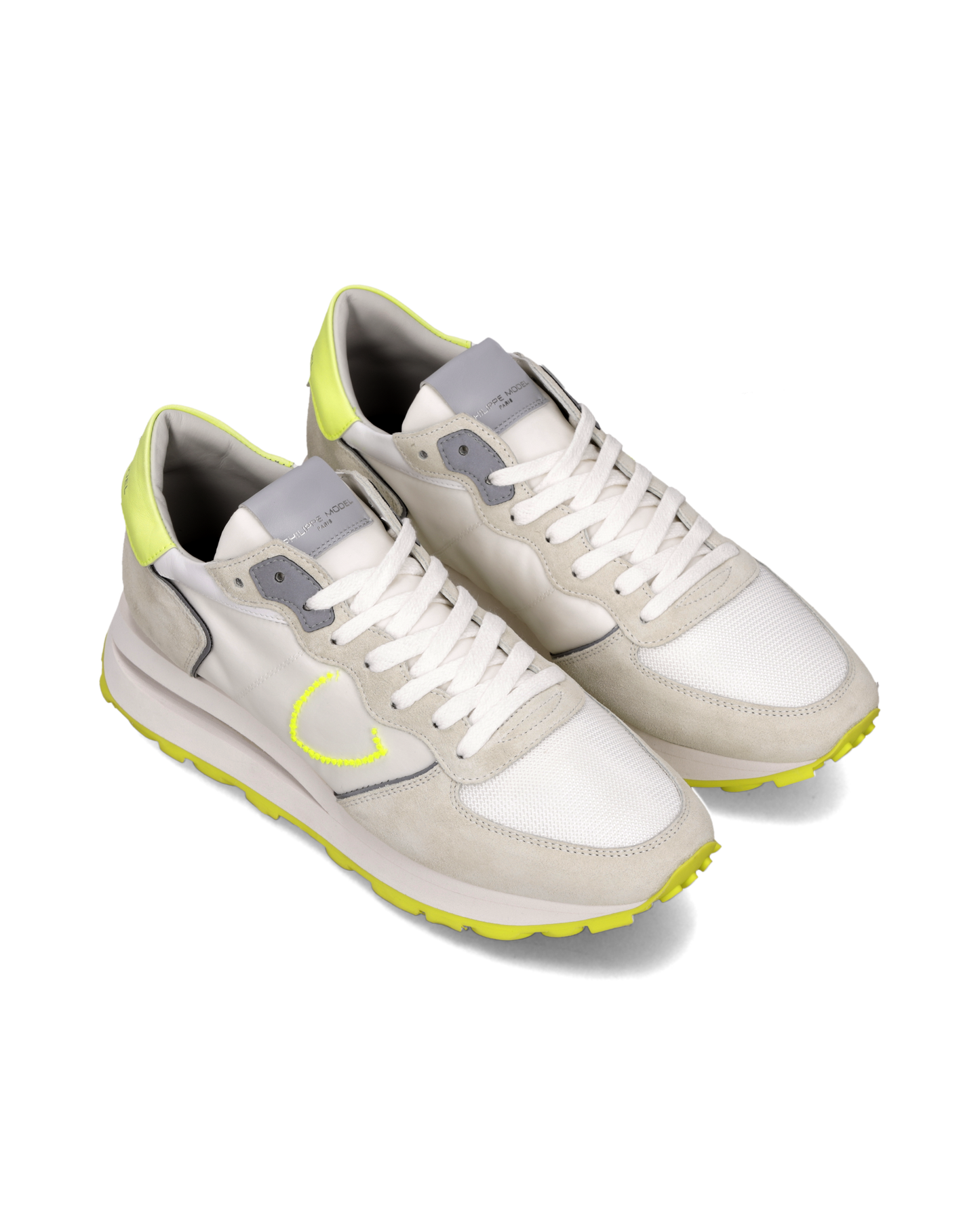 Sneakers Tropez Haute Uomo, Bianco Giallo