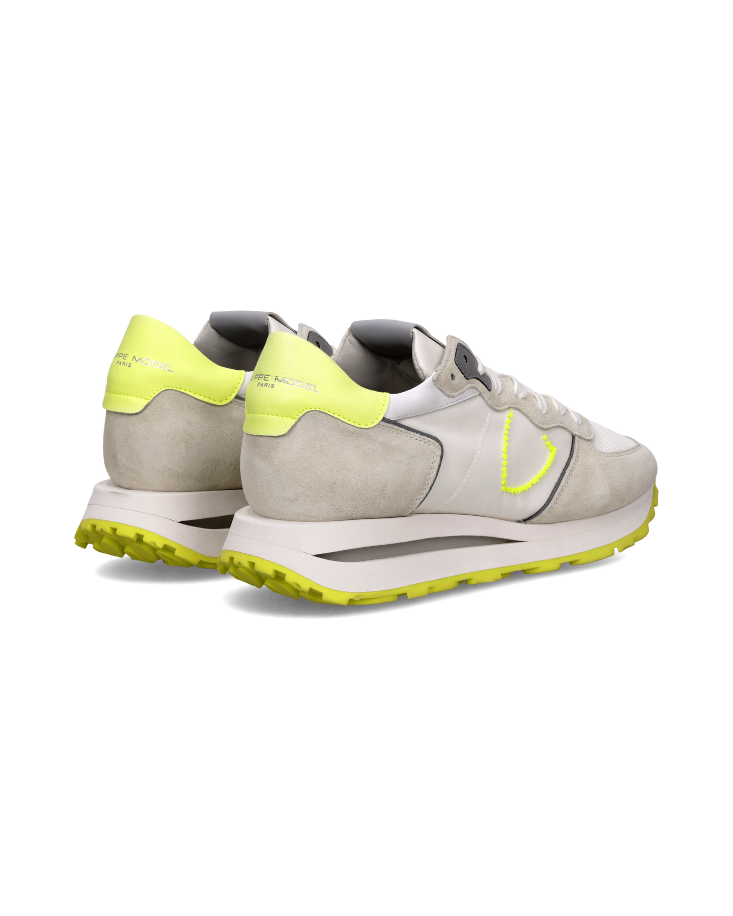 Sneakers Tropez Haute Uomo, Bianco Giallo
