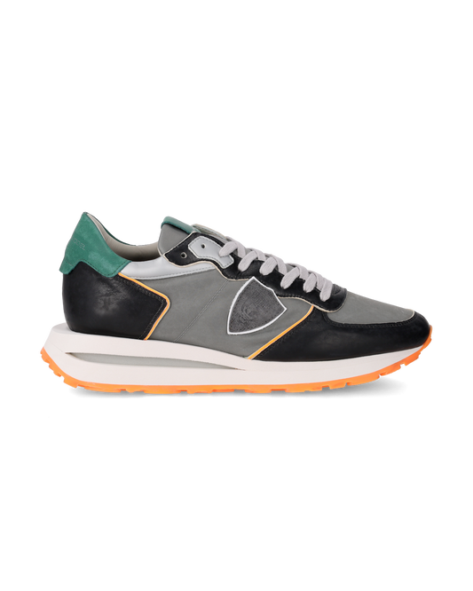 Sneakers Tropez Haute Running Men, Black Grey Orange