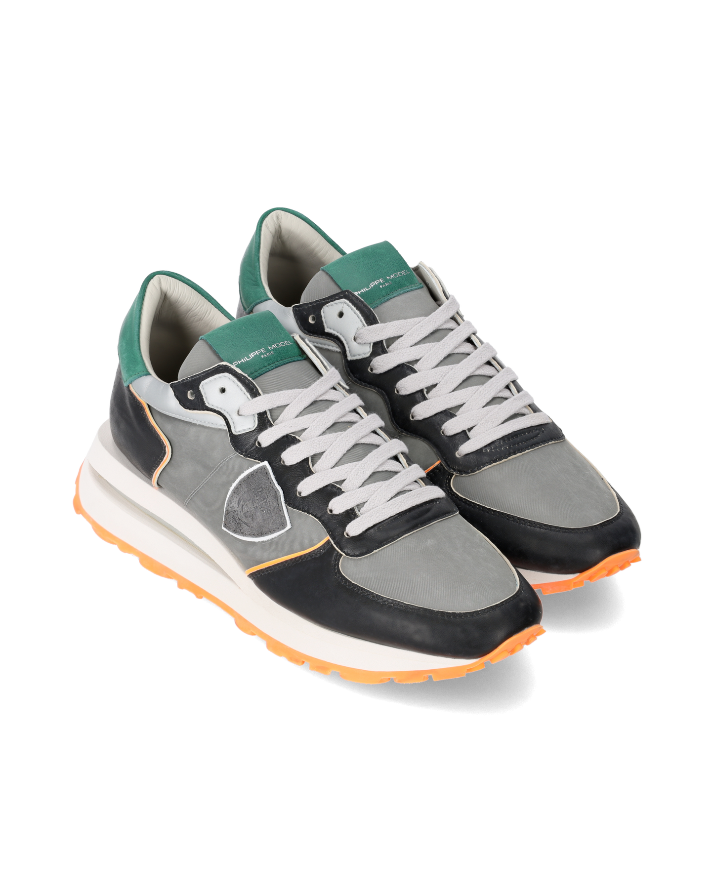 Sneakers Tropez Haute Running Men, Black Grey Orange