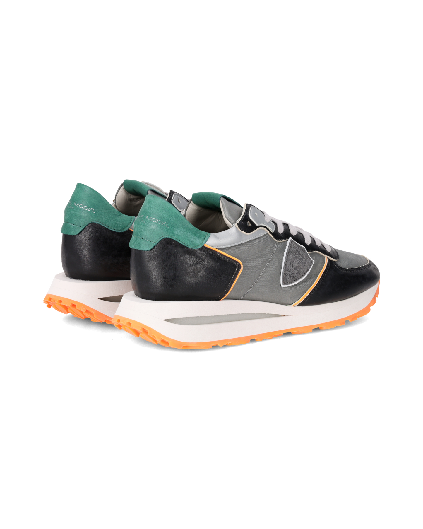 Sneakers Tropez Haute Running Men, Black Grey Orange