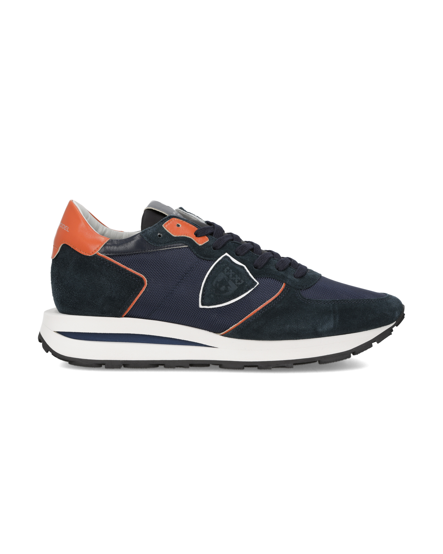 Sneakers Tropez Haute Uomo, Blu Arancio