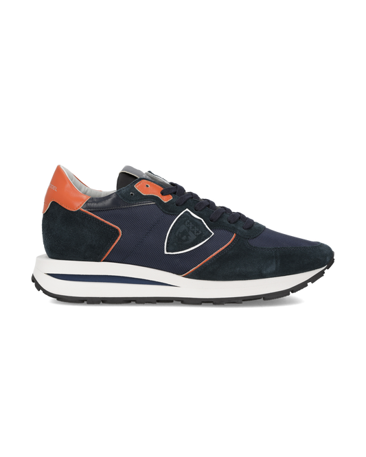 Sneakers Tropez Haute Uomo, Blu Arancio