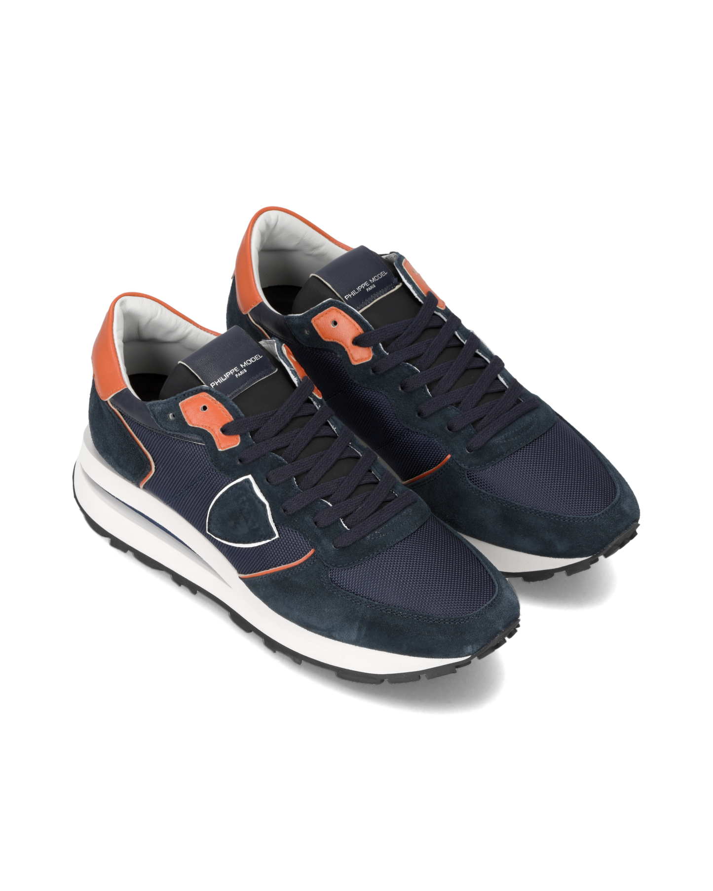 Sneakers Tropez Haute Uomo, Blu Arancio