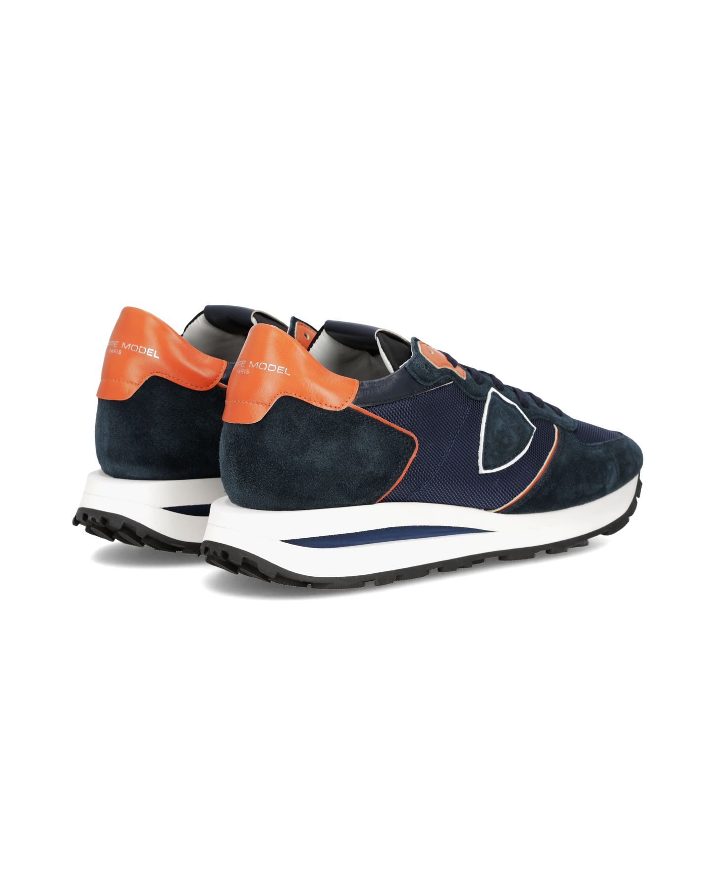 Sneakers Tropez Haute Uomo, Blu Arancio