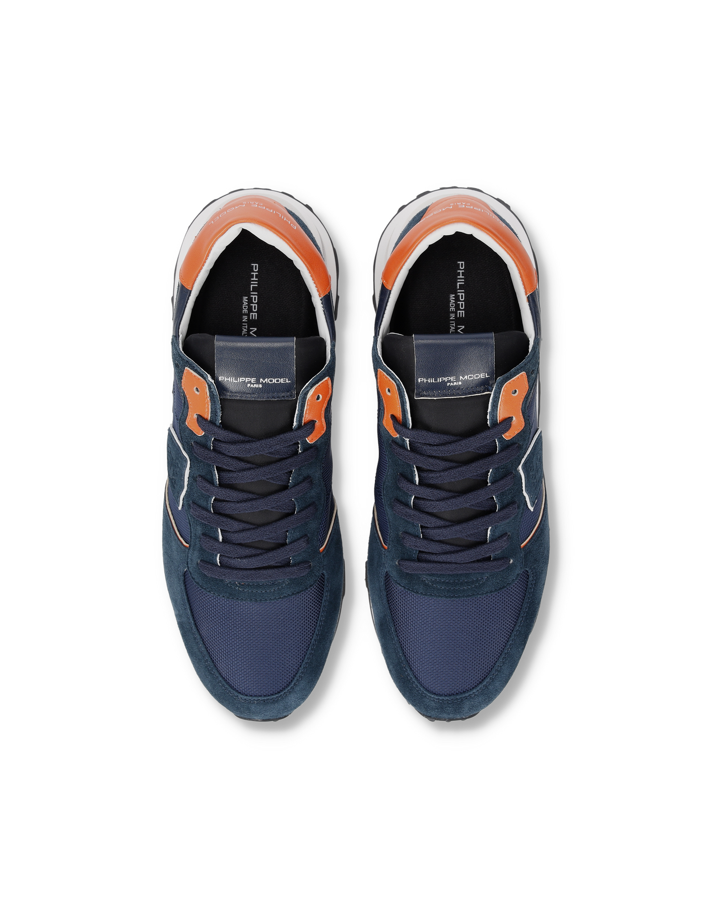 Sneakers Tropez Haute Uomo, Blu Arancio