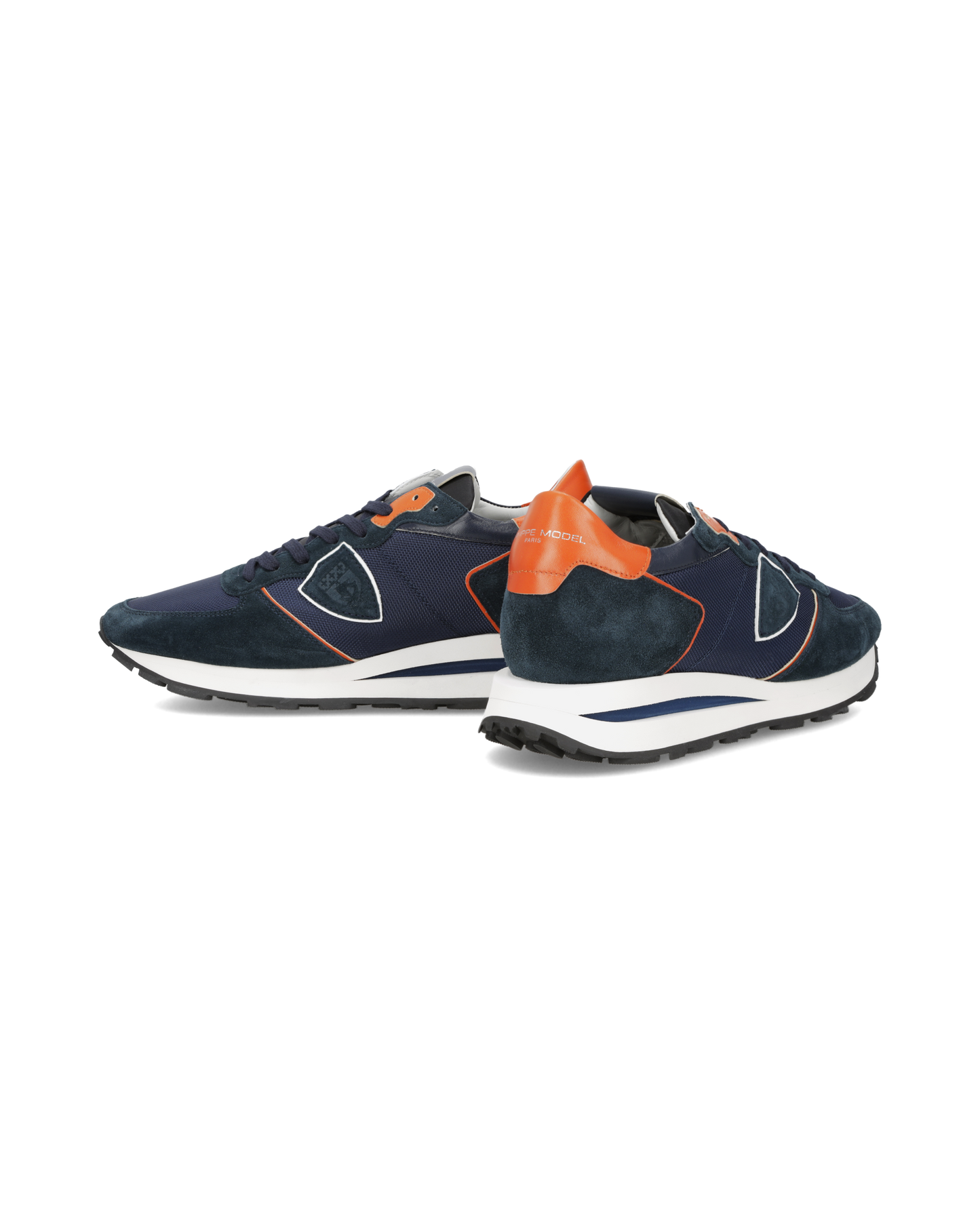 Sneakers Tropez Haute Uomo, Blu Arancio