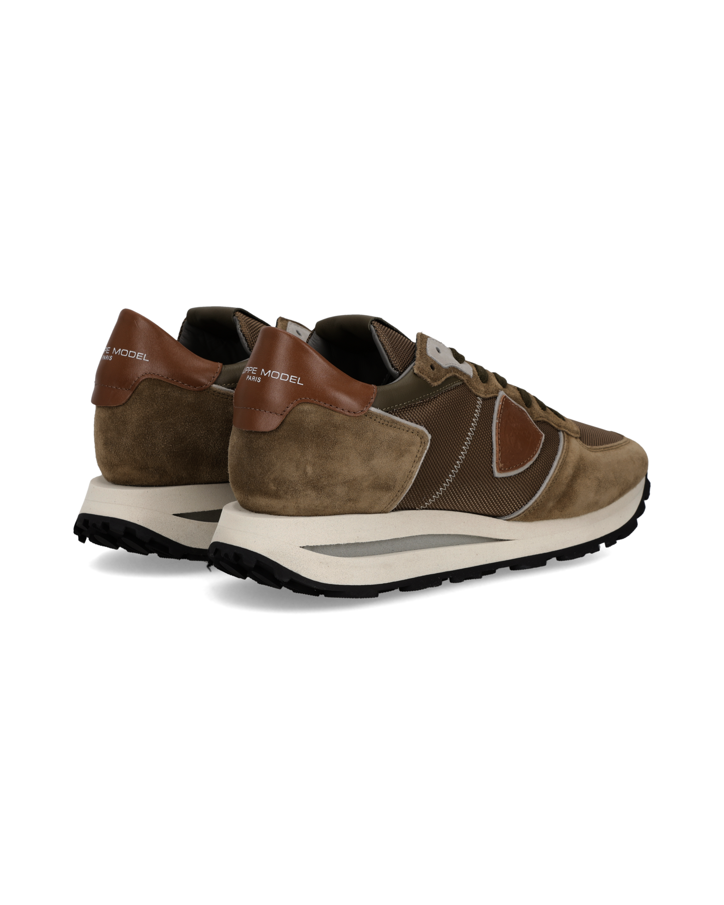 Sneakers Tropez Haute Uomo, Kaki Cognac