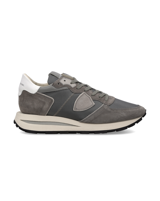 Baskets Tropez Haute Homme, Gris Taupe Blanc