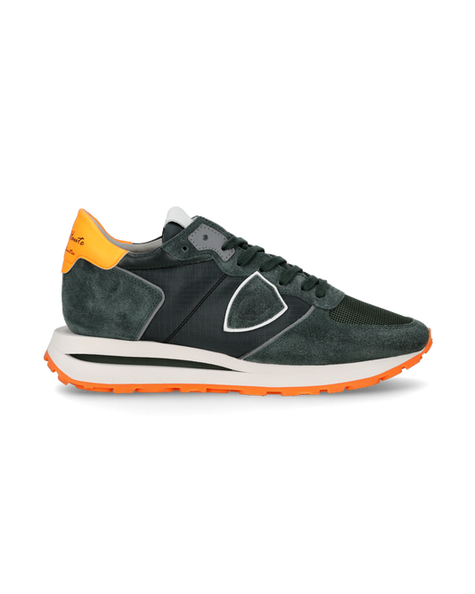 Sneaker basse Tropez Haute uomo - verde e arancione