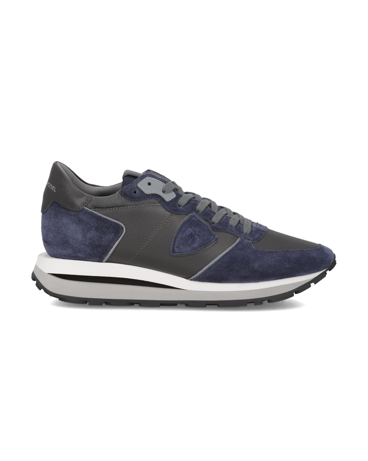 Herensneakers Tropez Haute, Blauw Grijs