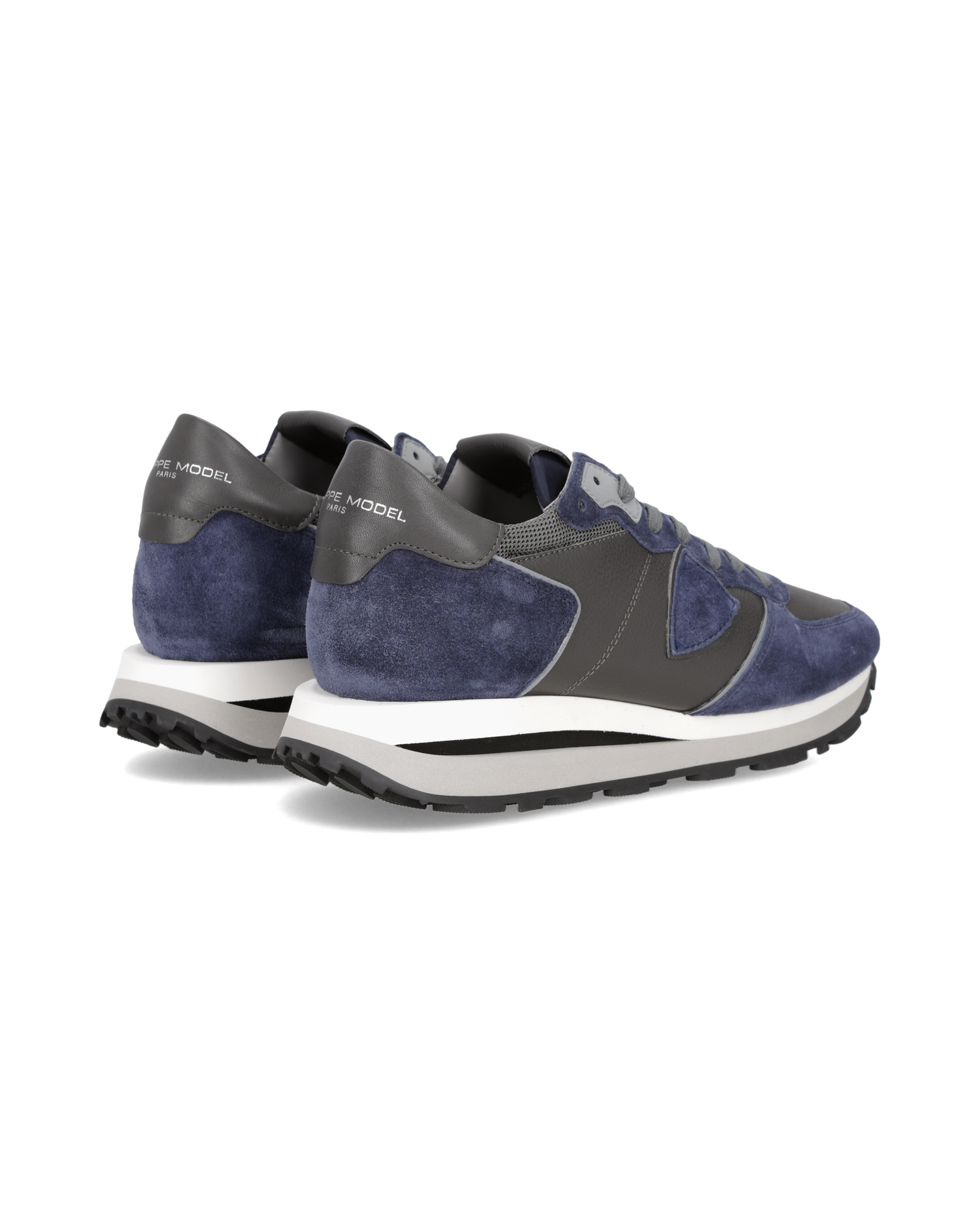 Herensneakers Tropez Haute, Blauw Grijs
