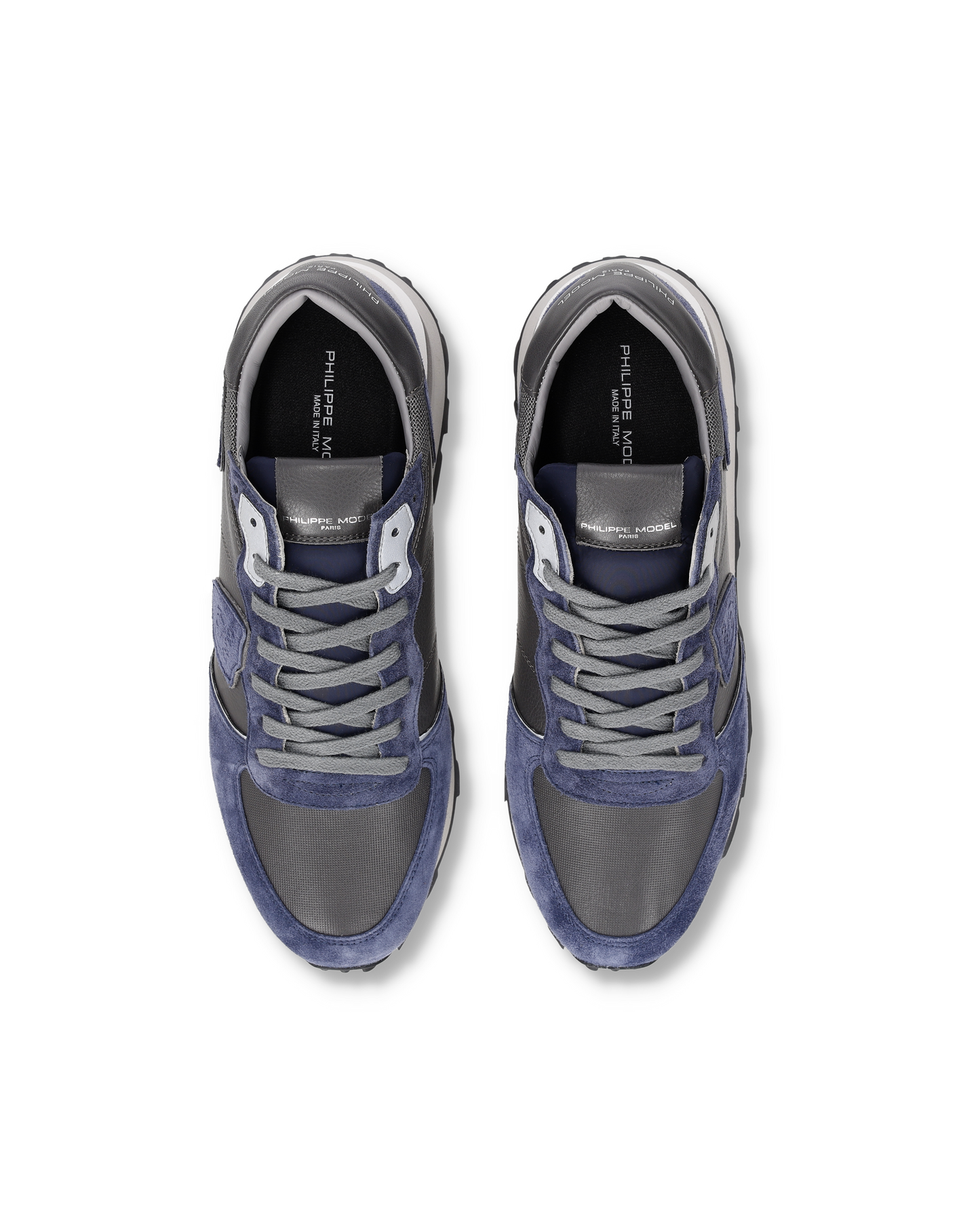 Herensneakers Tropez Haute, Blauw Grijs