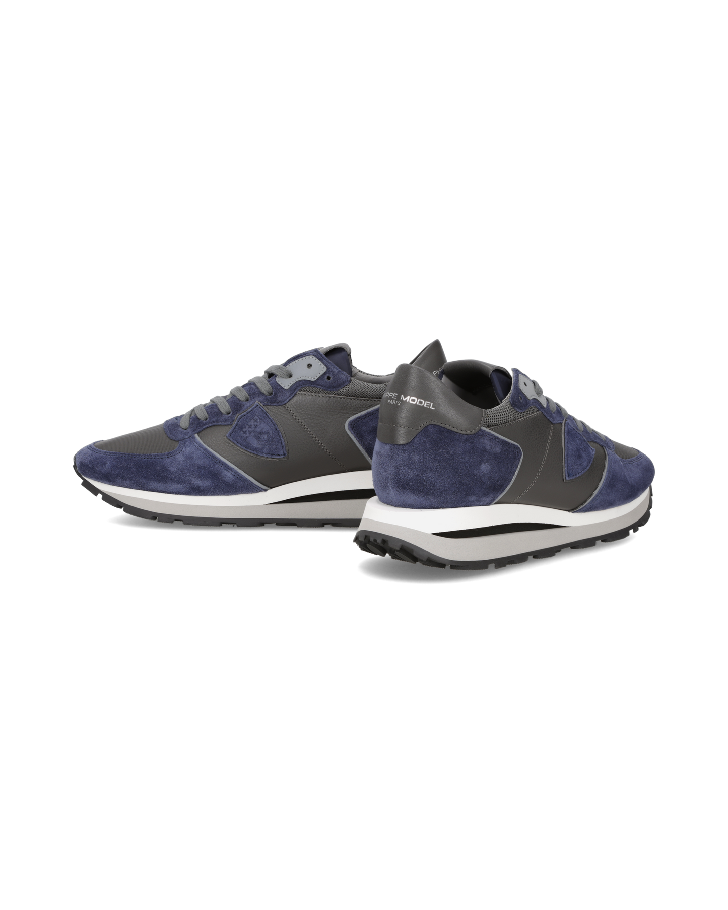 Herensneakers Tropez Haute, Blauw Grijs