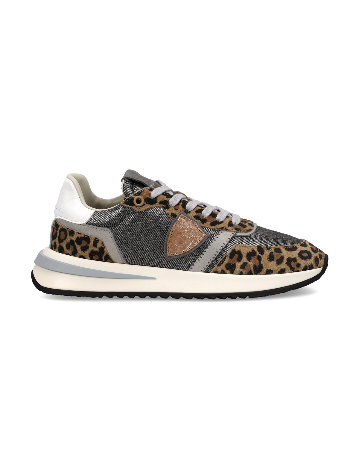 Sneakers Tropez 2.1 Donna, Stampa Animalier Argento Bianco