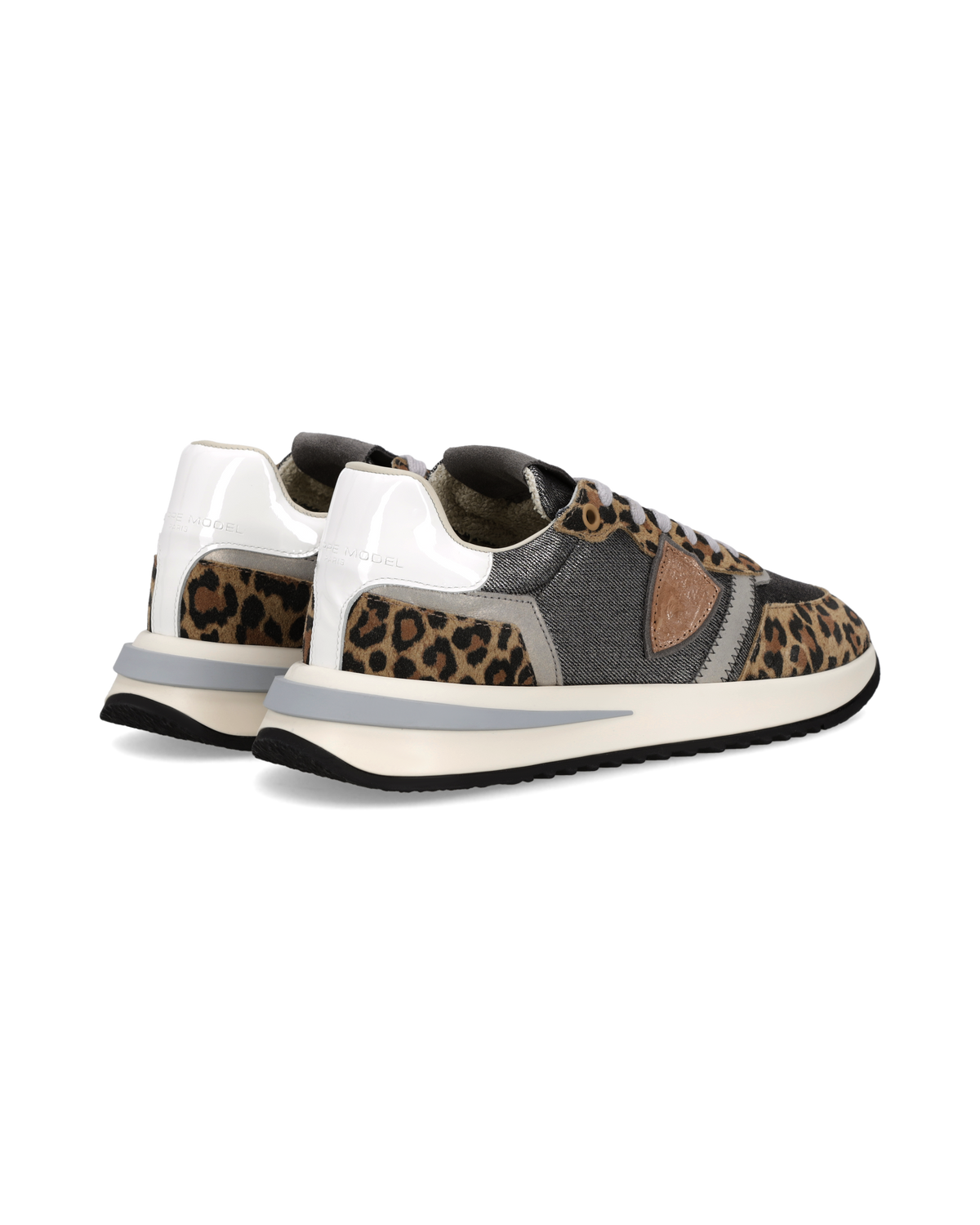 Sneakers Tropez 2.1 Donna, Stampa Animalier Argento Bianco