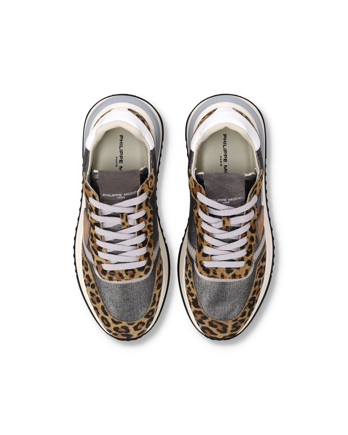 Sneakers Tropez 2.1 Donna, Stampa Animalier Argento Bianco