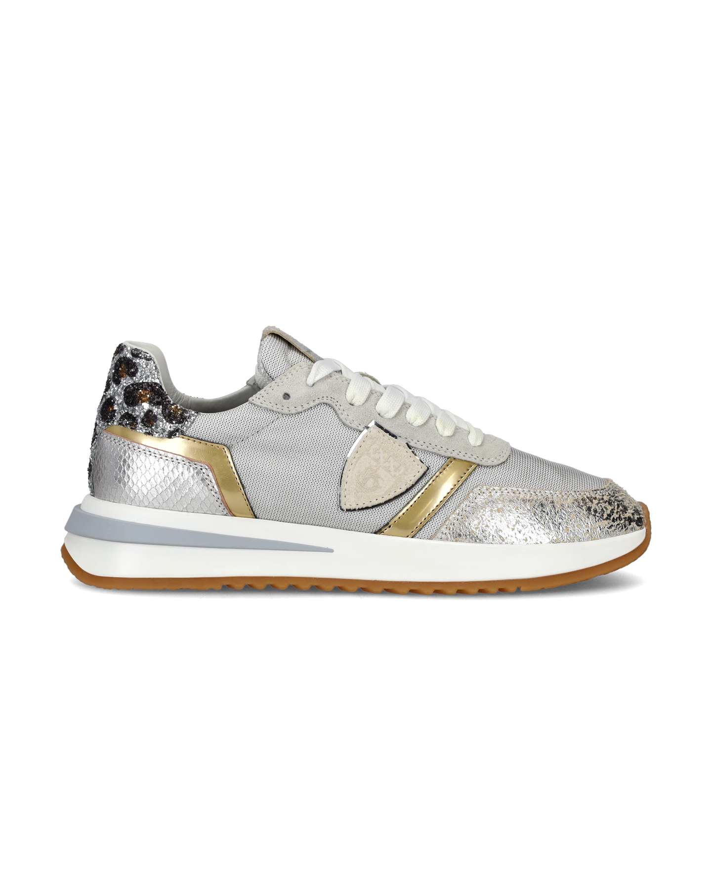 Sneaker basse Tropez 2.1 donna - bianco, argento e animalier