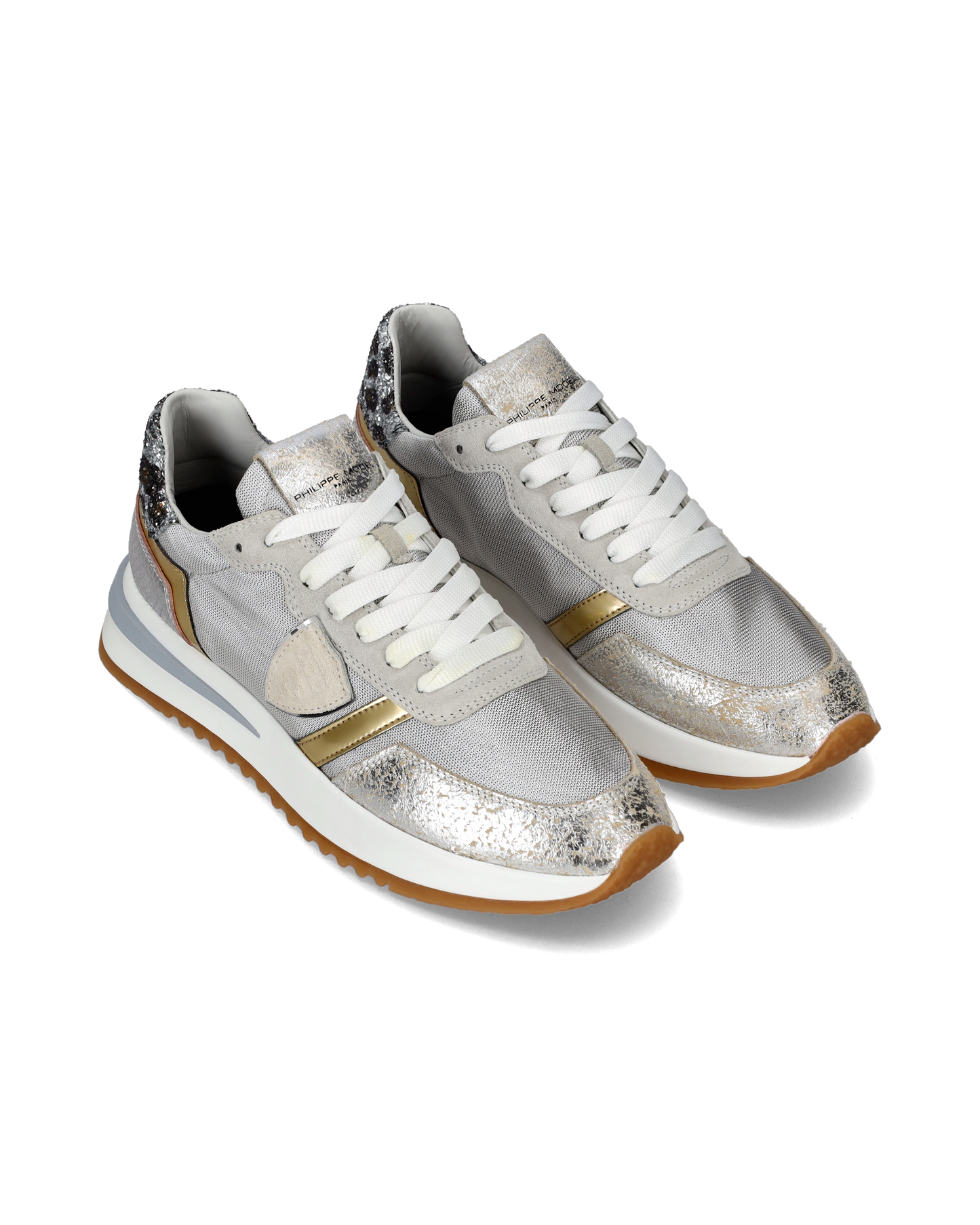 Sneaker basse Tropez 2.1 donna - bianco, argento e animalier