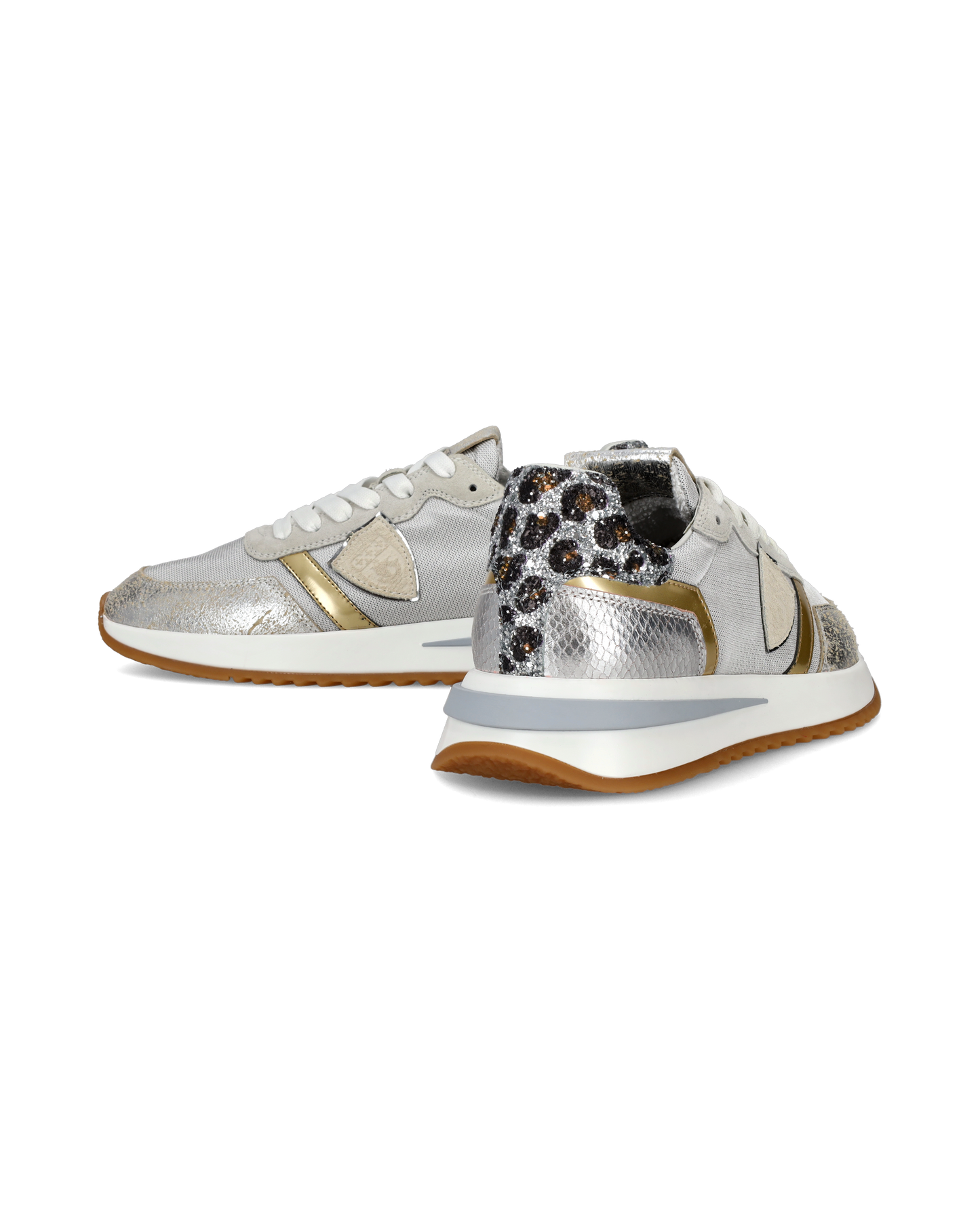 Sneaker basse Tropez 2.1 donna - bianco, argento e animalier