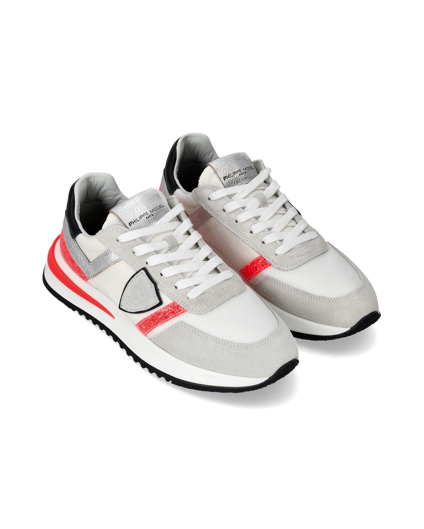 Sneakers Tropez 2.1 Donna Bianche e Arancioni in Pelle Scamosciata