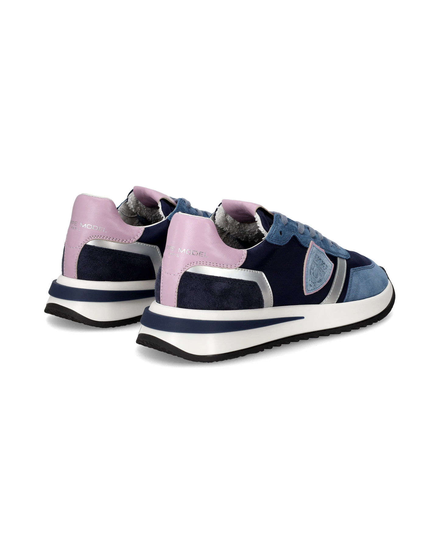 Women's Tropez 2.1 Low-Top Sneakers in Nylon And Leather, Lilac Blue