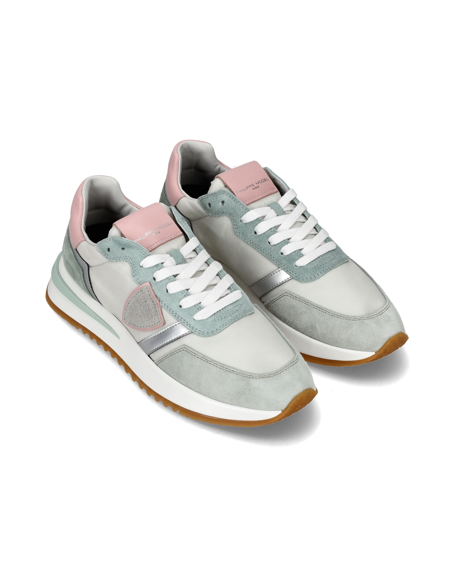 Sneaker basse Tropez 2.1 donna - bianco, verde acqua e argento