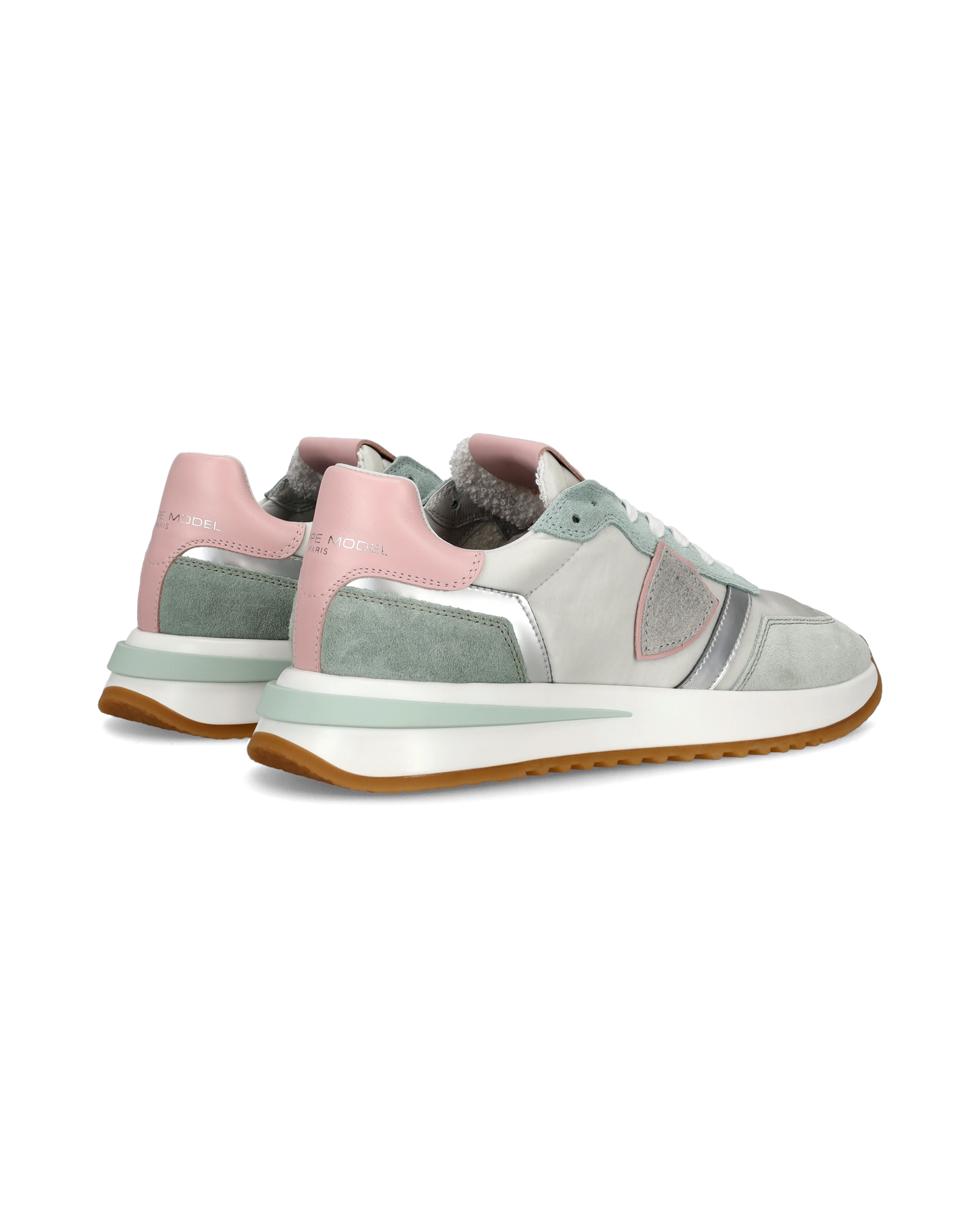 Sneaker basse Tropez 2.1 donna - bianco, verde acqua e argento