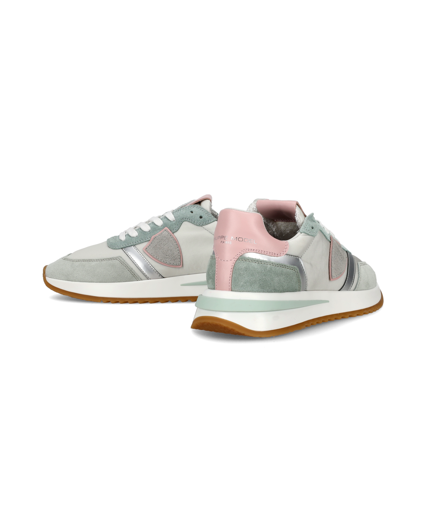 Sneaker basse Tropez 2.1 donna - bianco, verde acqua e argento