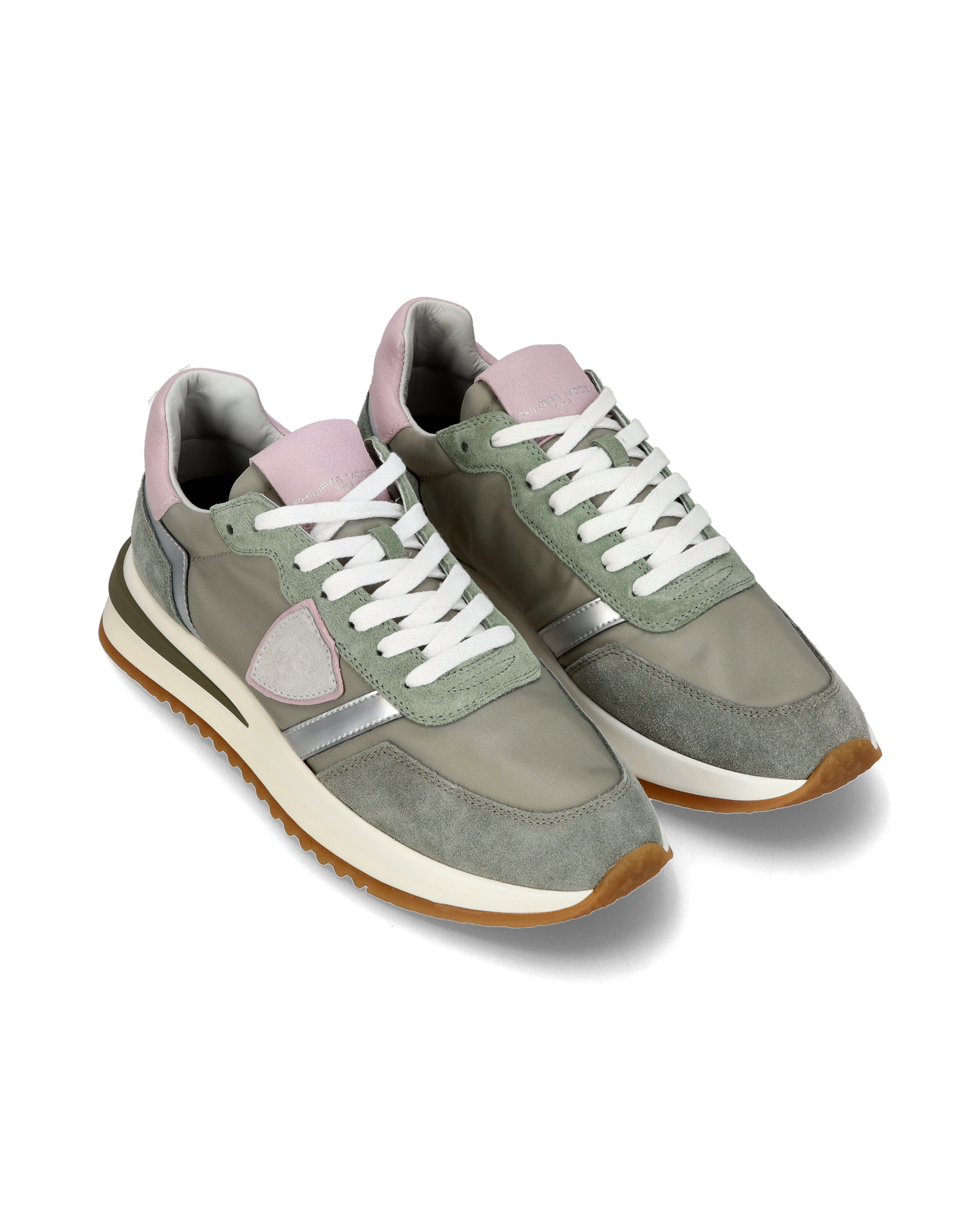 Sneakers Casual Tropez 2.1 für Damen aus Nylon und Leder – Lila & Grün