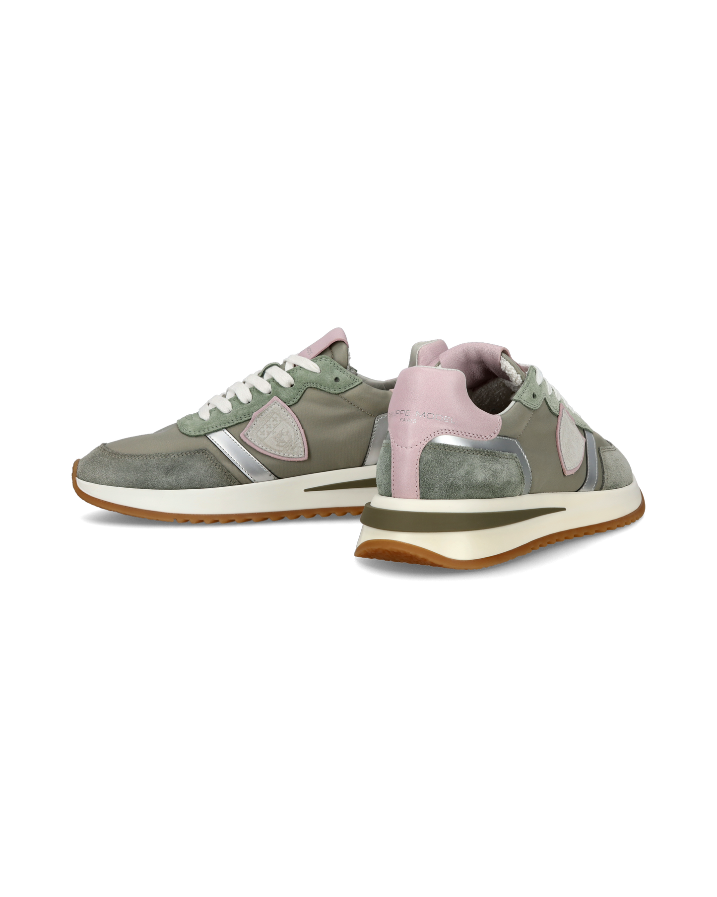 Sneakers Casual Tropez 2.1 für Damen aus Nylon und Leder – Lila & Grün