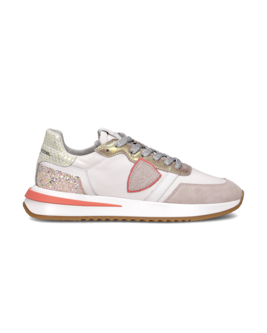 Sneakers Tropez 2.1 Donna con spoiler effetto animalier, Rosa