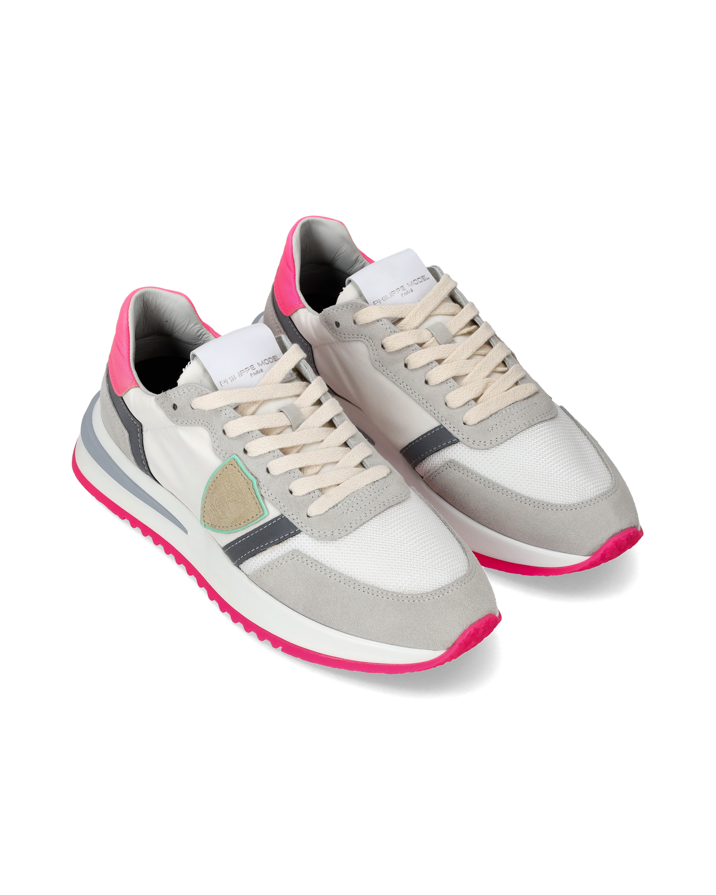 Sneakers Tropez 2.1 da Donna Bianche e Fucsia in Tessuto Tecnico