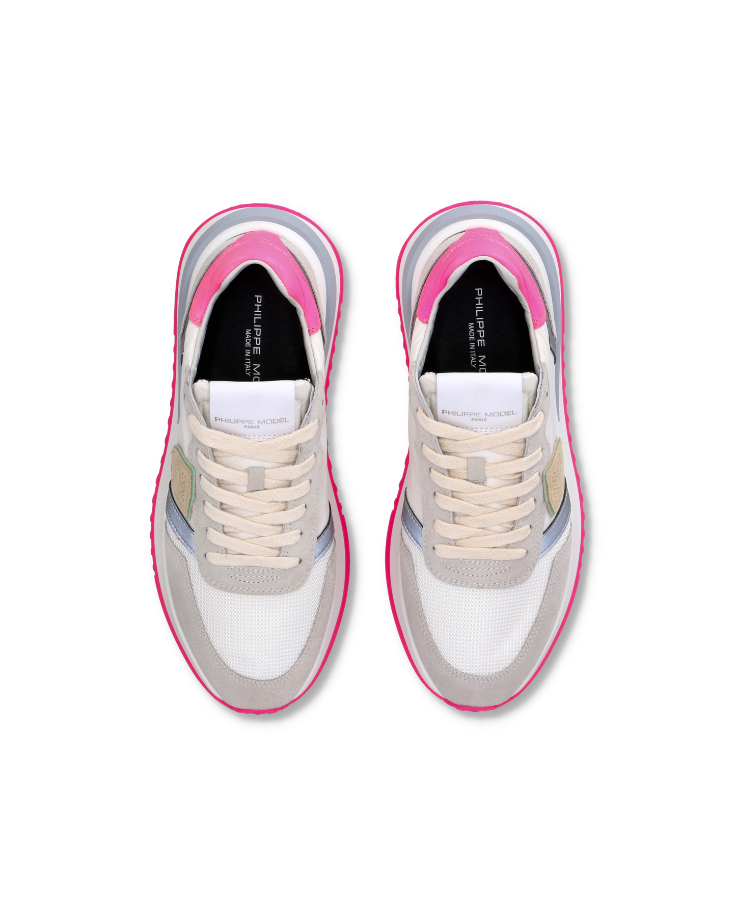 Sneakers Tropez 2.1 da Donna Bianche e Fucsia in Tessuto Tecnico