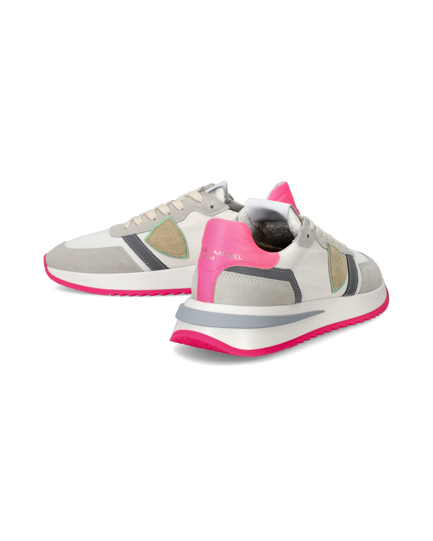 Sneakers Tropez 2.1 da Donna Bianche e Fucsia in Tessuto Tecnico