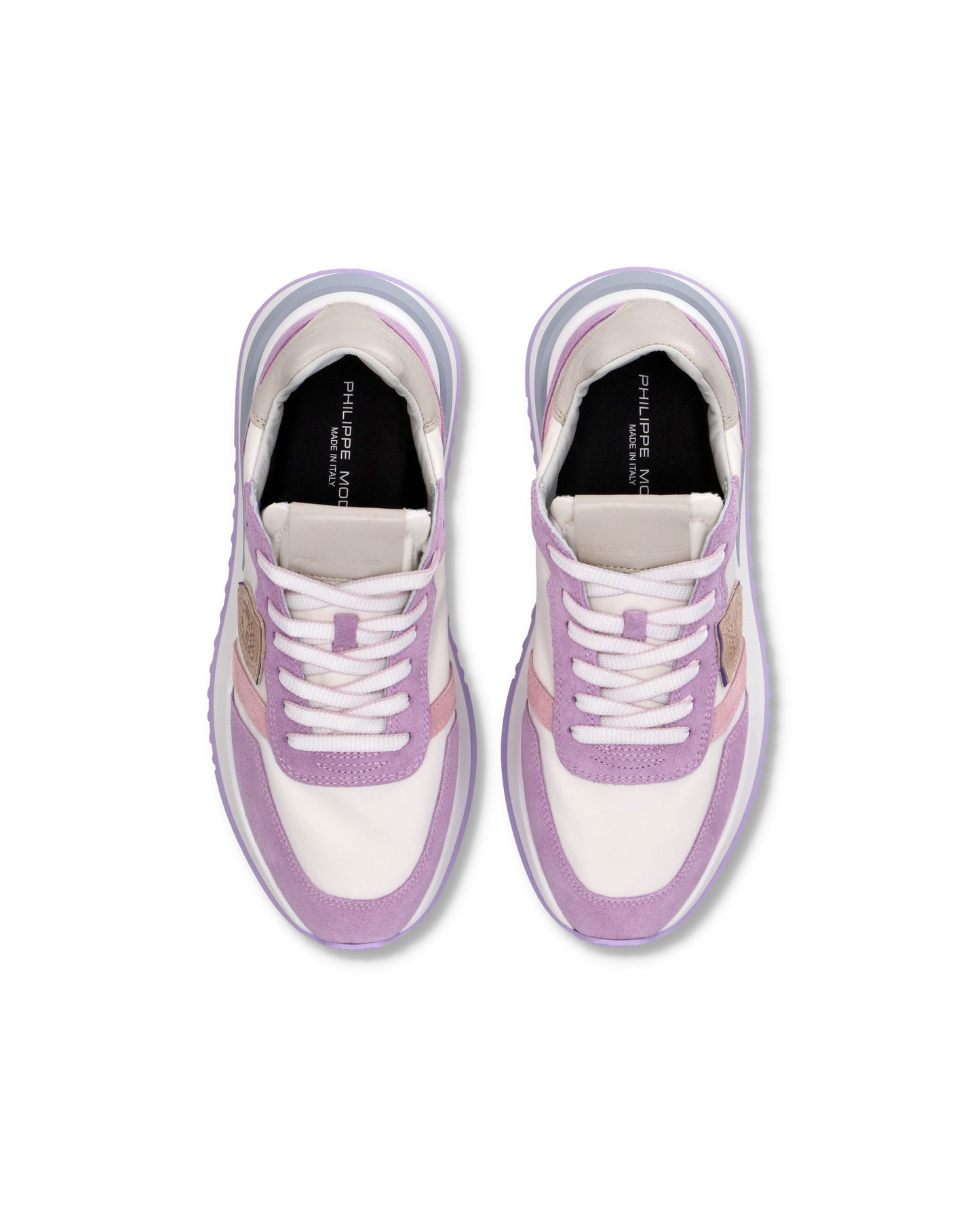 Sneakers Tropez 2.1 da Donna Bianche e Viola in Tessuto Tecnico