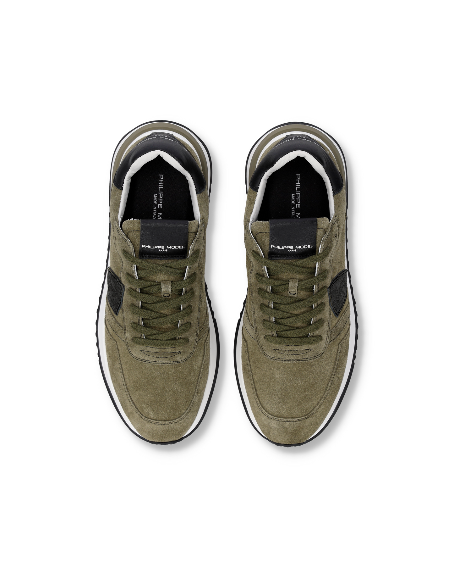 Herensneakers Tropez 2.1, Legergroen Zwart