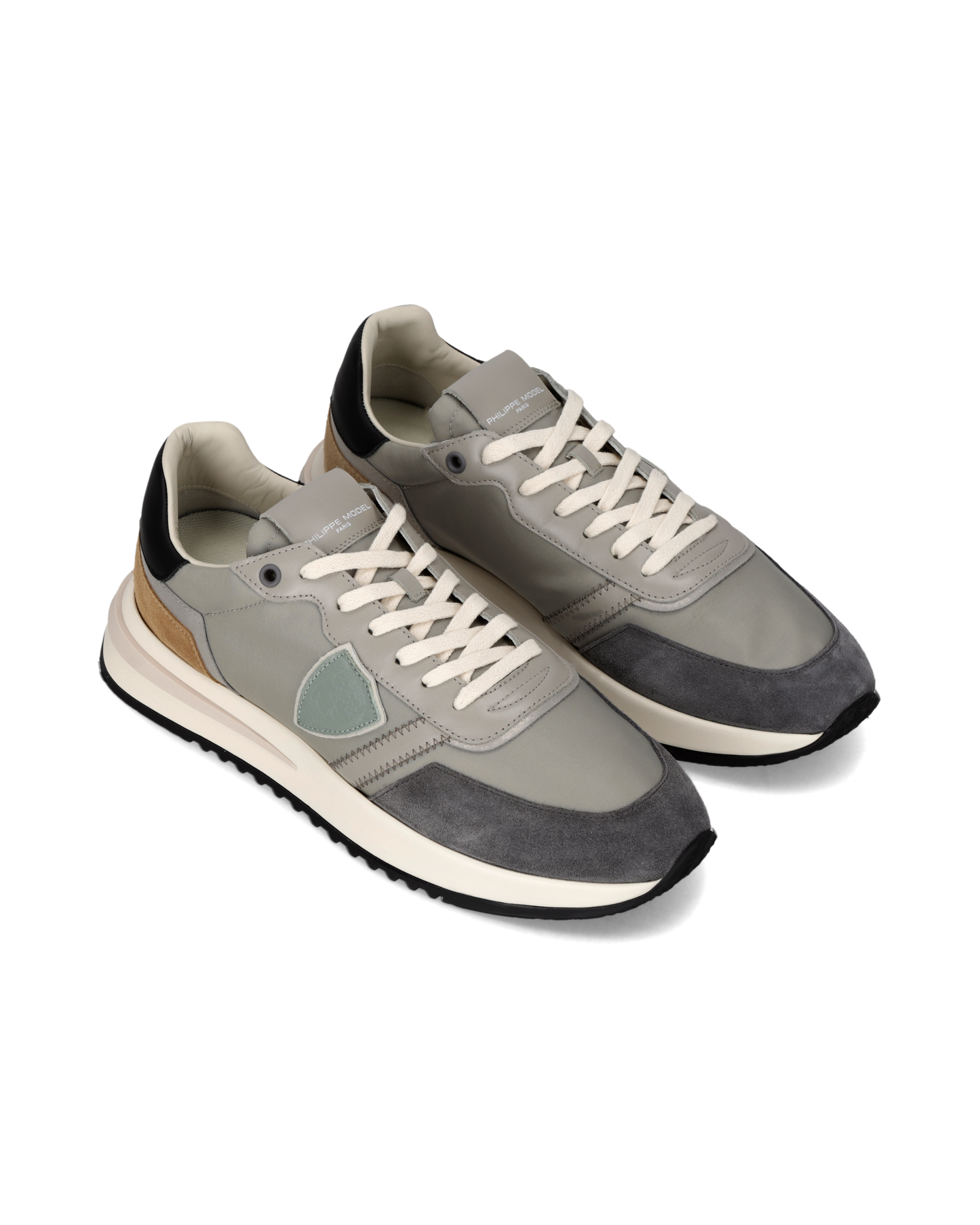 Baskets Tropez 2.1 Homme, Gris Taupe Noir et Cognac