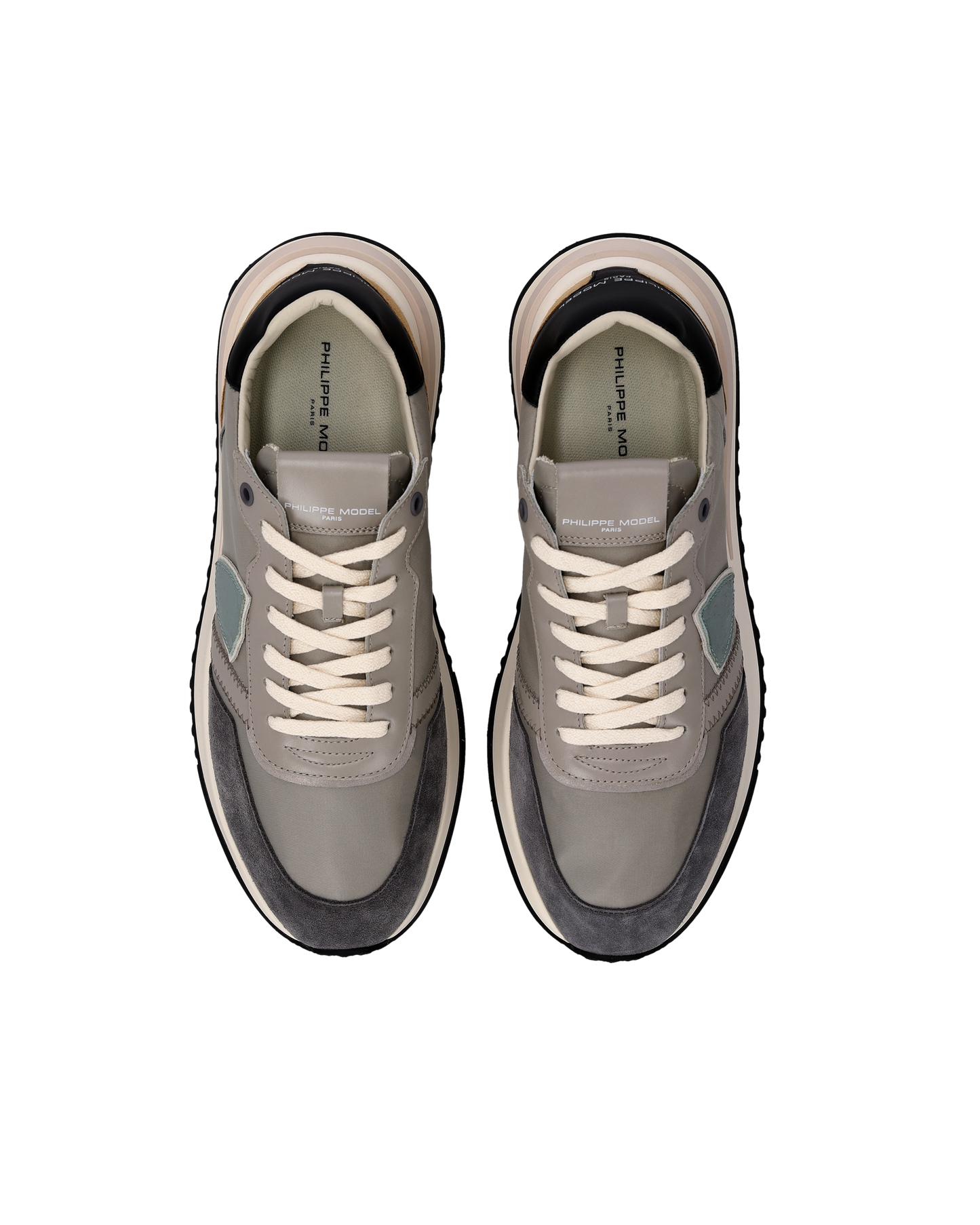 Baskets Tropez 2.1 Homme, Gris Taupe Noir et Cognac