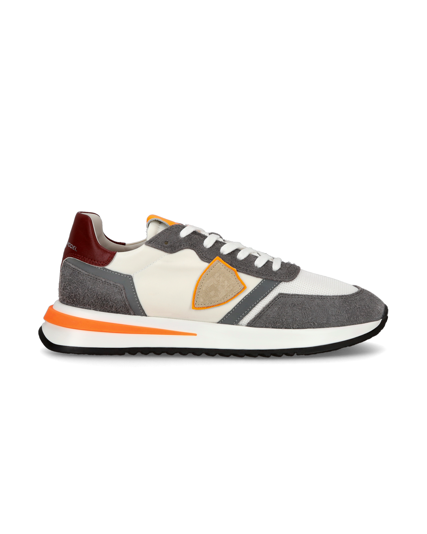 Sneaker casual Tropez 2.1 da uomo in nylon e pelle - Arancione e bianco