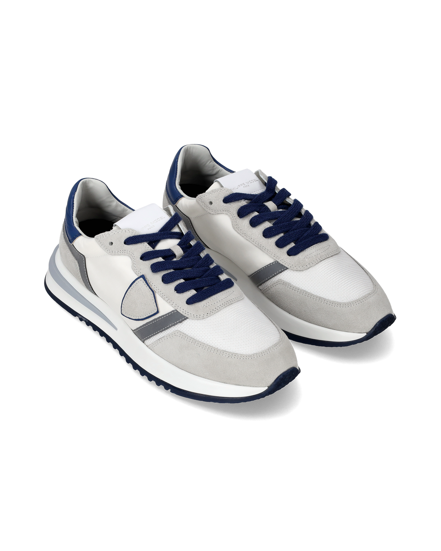 Sneakers Tropez 2.1 da Uomo Bianche e Blu in Tessuto Tecnico