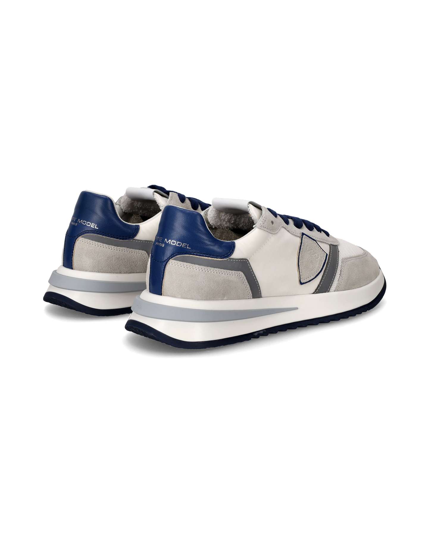 Sneakers Tropez 2.1 da Uomo Bianche e Blu in Tessuto Tecnico