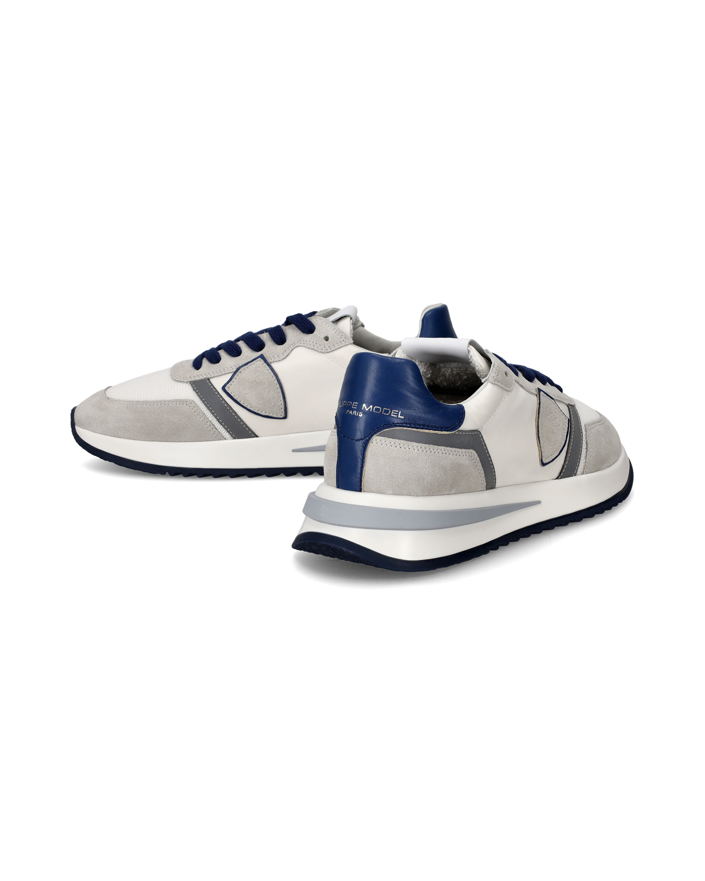 Sneakers Tropez 2.1 da Uomo Bianche e Blu in Tessuto Tecnico