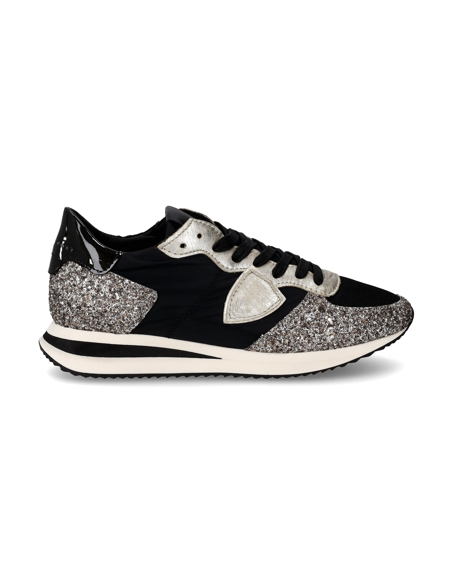 Sneaker bassa Trpx donna - nero e platinato