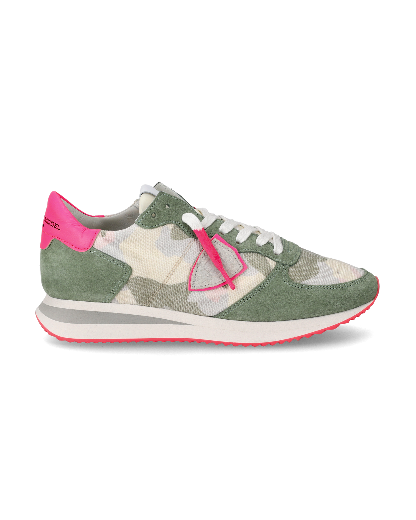 Sneakers Trpx da Donna Verde Camouflage in Tessuto Tecnico