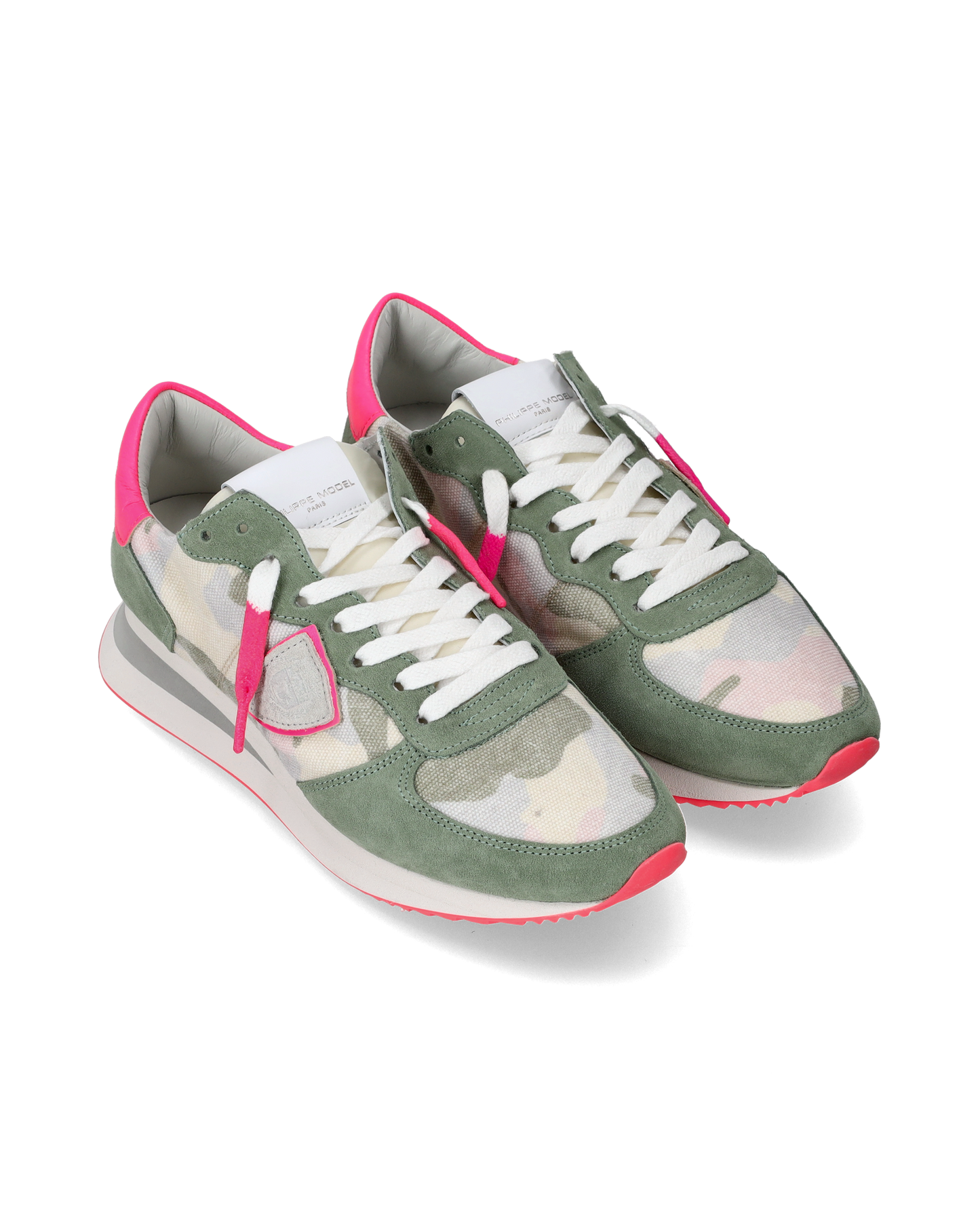 Sneakers Trpx da Donna Verde Camouflage in Tessuto Tecnico